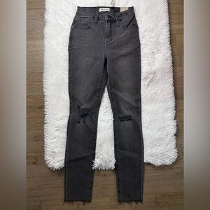 New Women’s Madewell Curvy High Rise Skinny Jeans Size 23